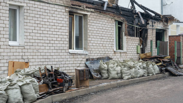 Professional Fire Damage Removal technician working in Woodville, FL